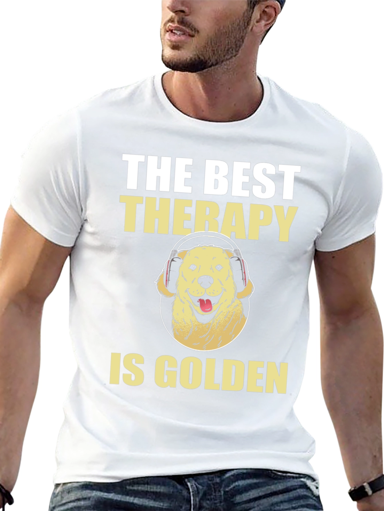 Golden Retriever Therapy Dog T-Shirt