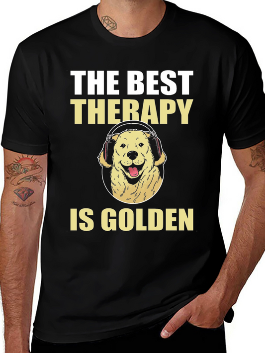 Golden Retriever Therapy Dog T-Shirt
