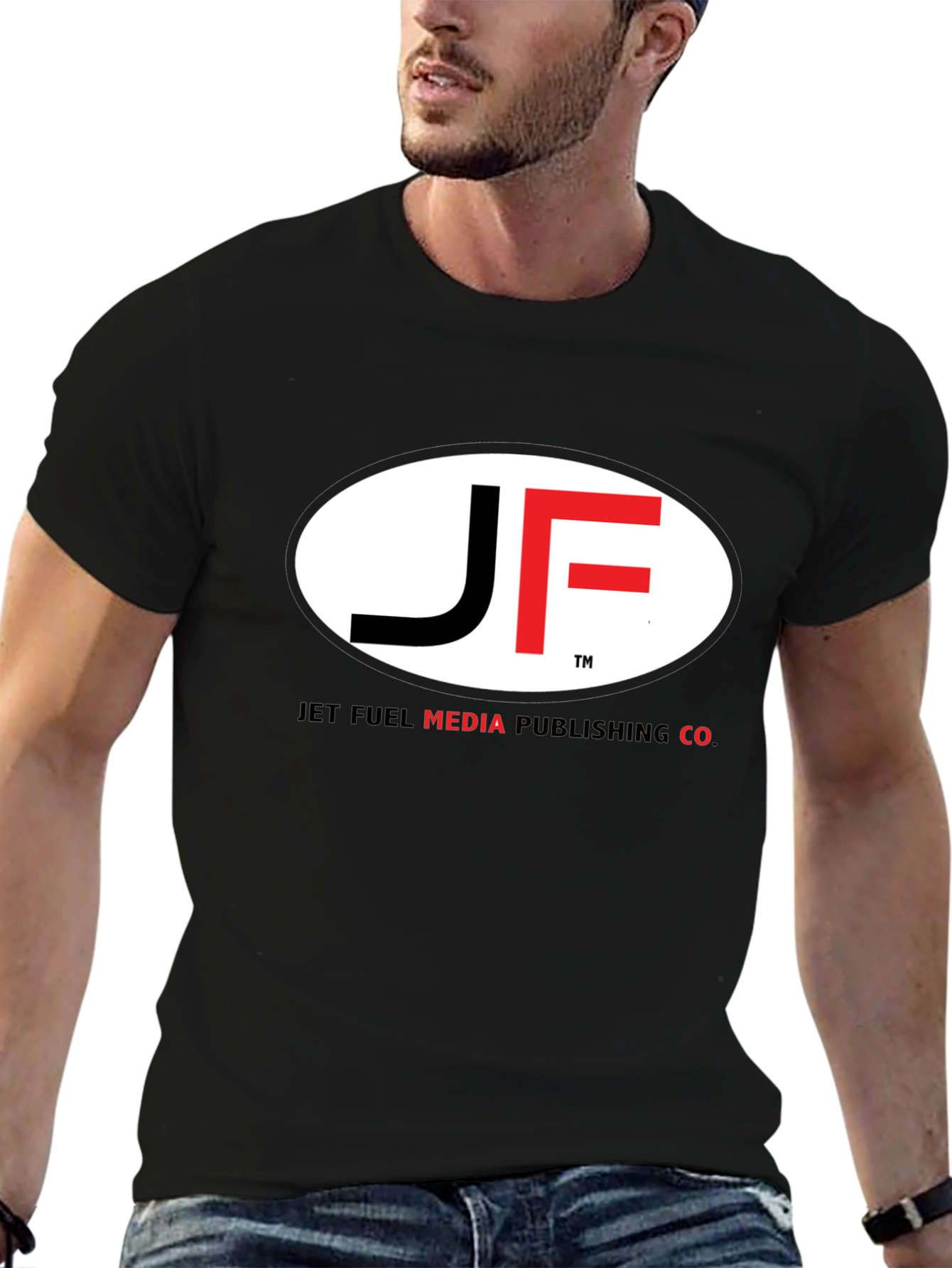 Jet Fuel Media Black Short Sleeve Graphic Tee