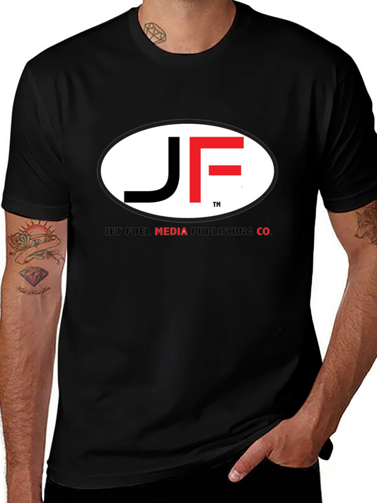 Jet Fuel Media Black Short Sleeve Graphic Tee