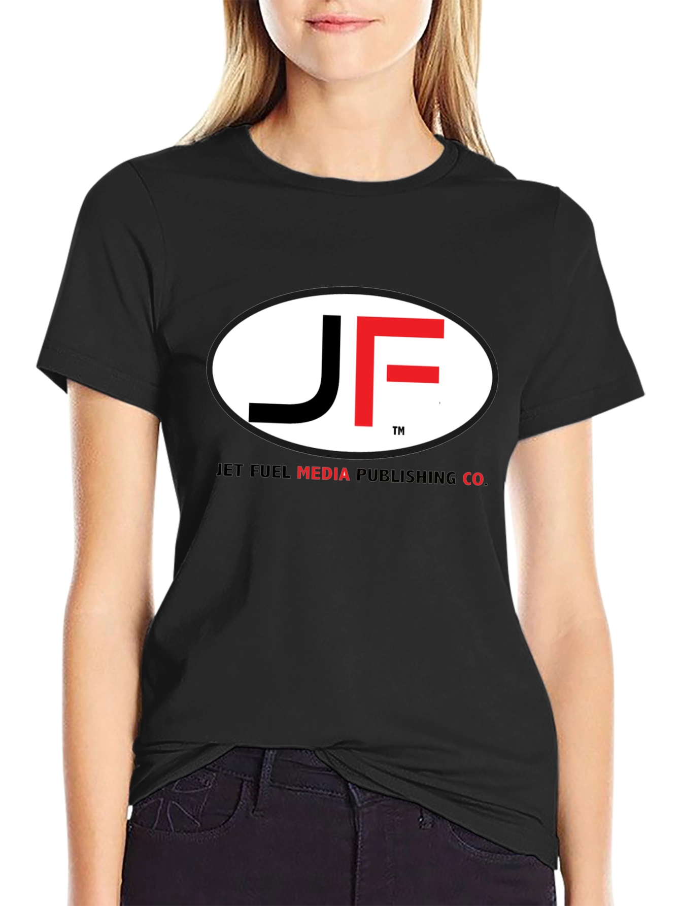 Jet Fuel Media Black Short Sleeve Graphic Tee