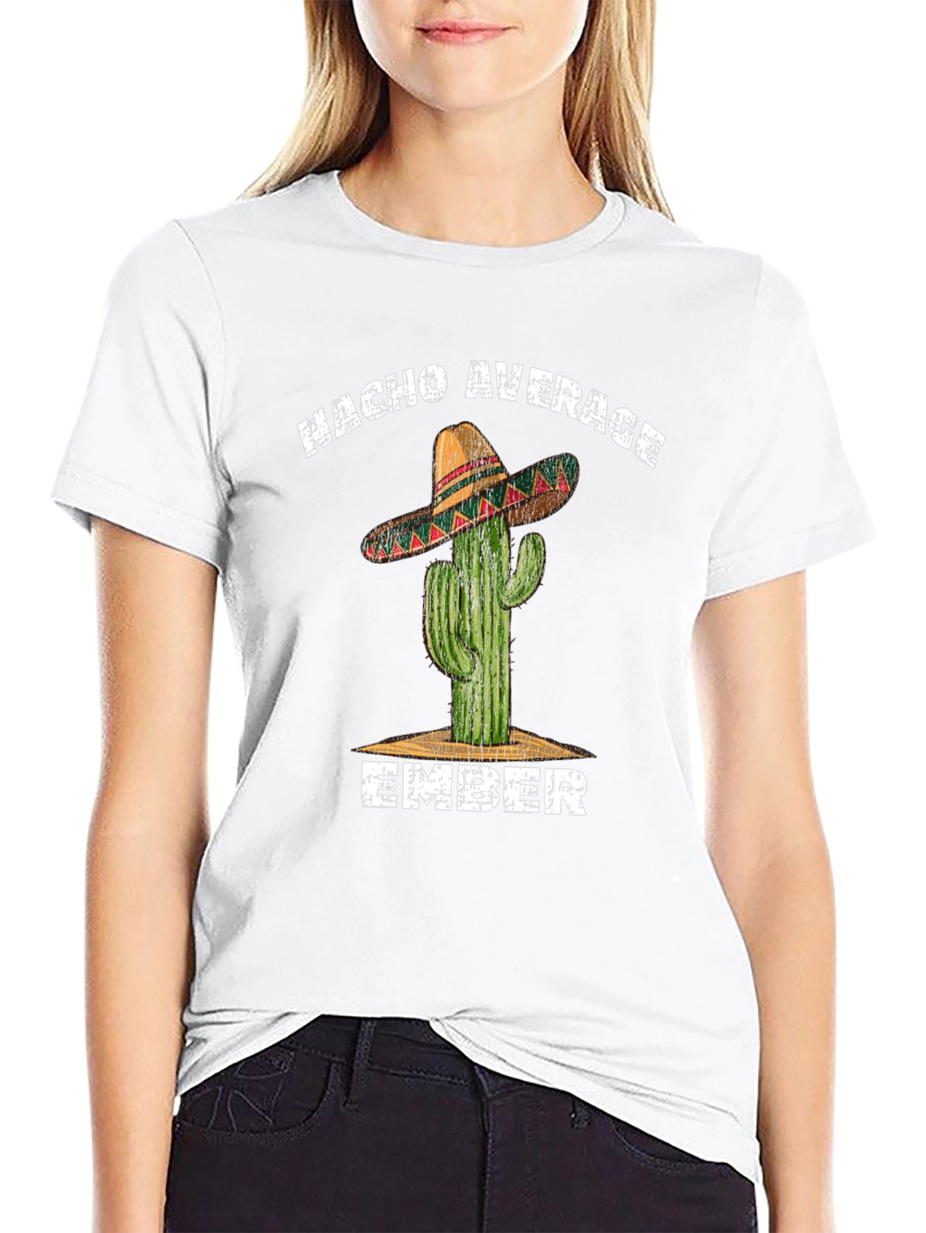 Nacho Average Ember T-Shirt - Cactus Sombrero