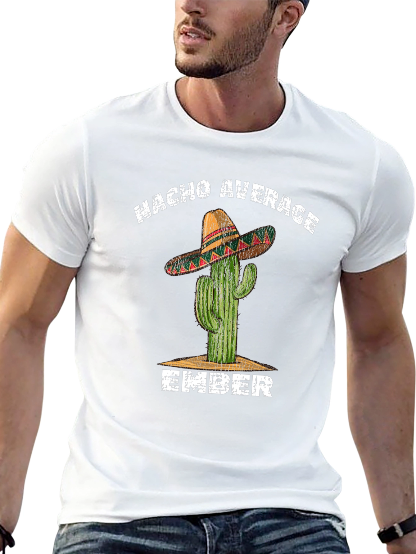 Nacho Average Ember T-Shirt - Cactus Sombrero
