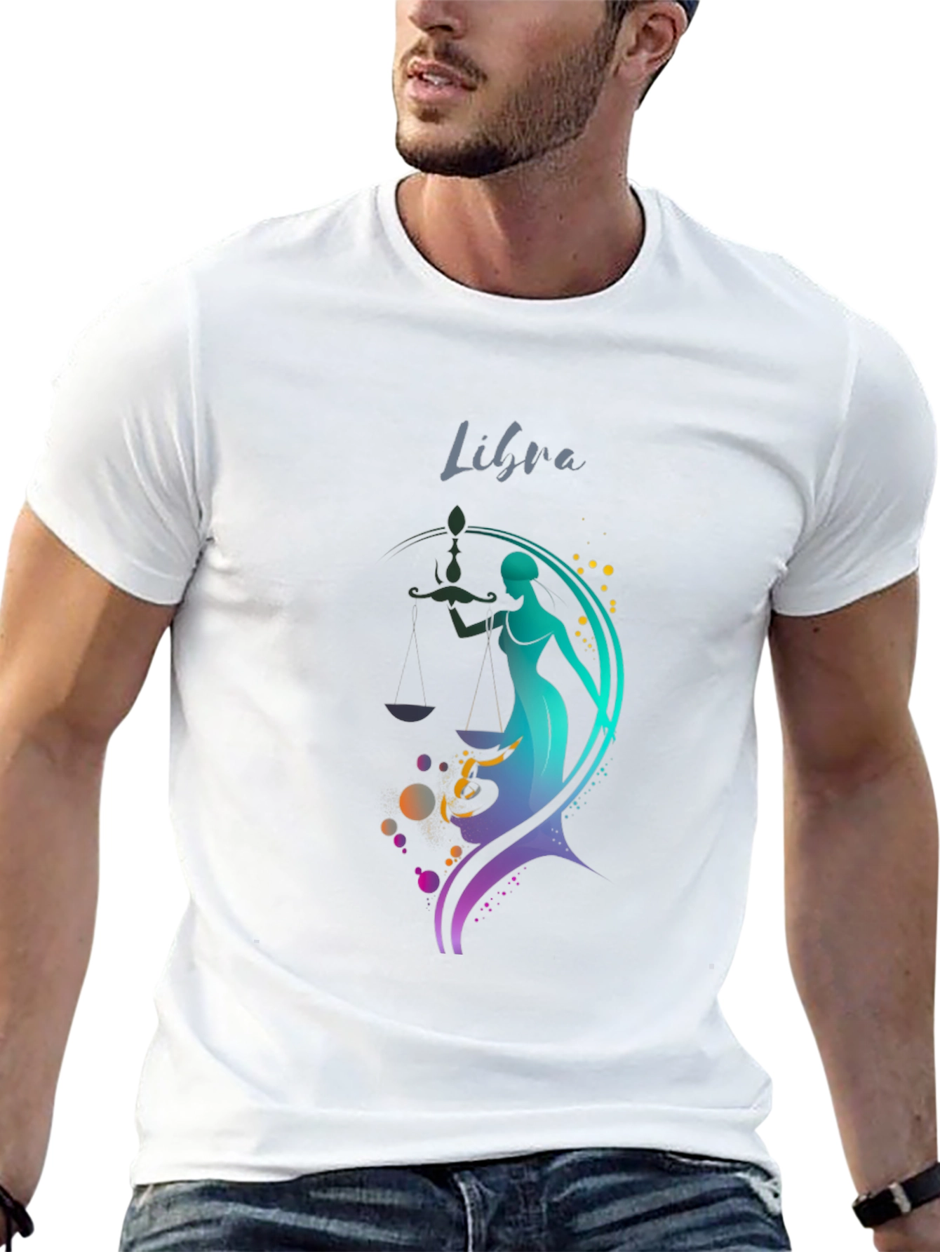 Libra Zodiac Graphic Tee - Stylish Astrology Shirt