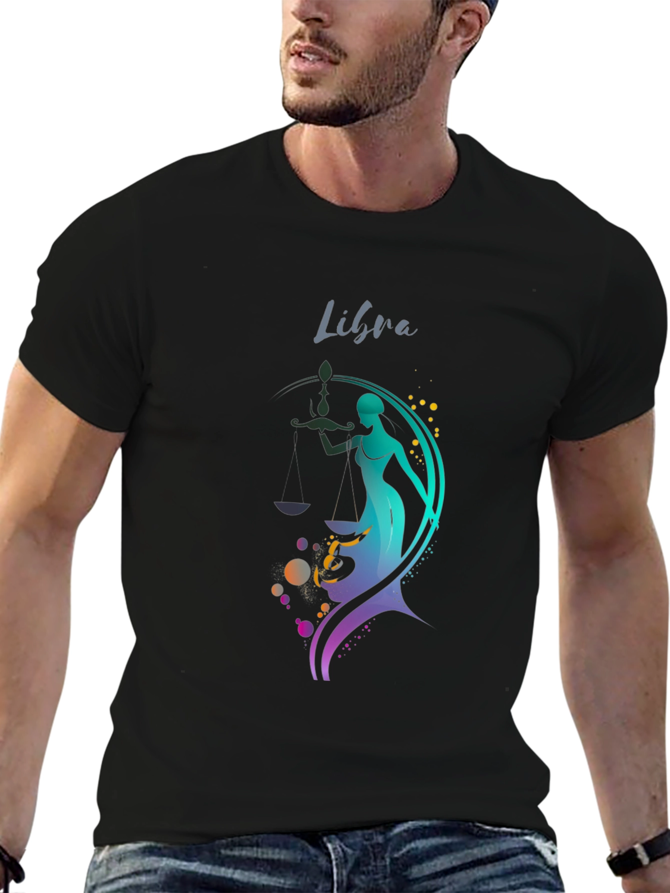 Libra Zodiac Graphic Tee - Stylish Astrology Shirt