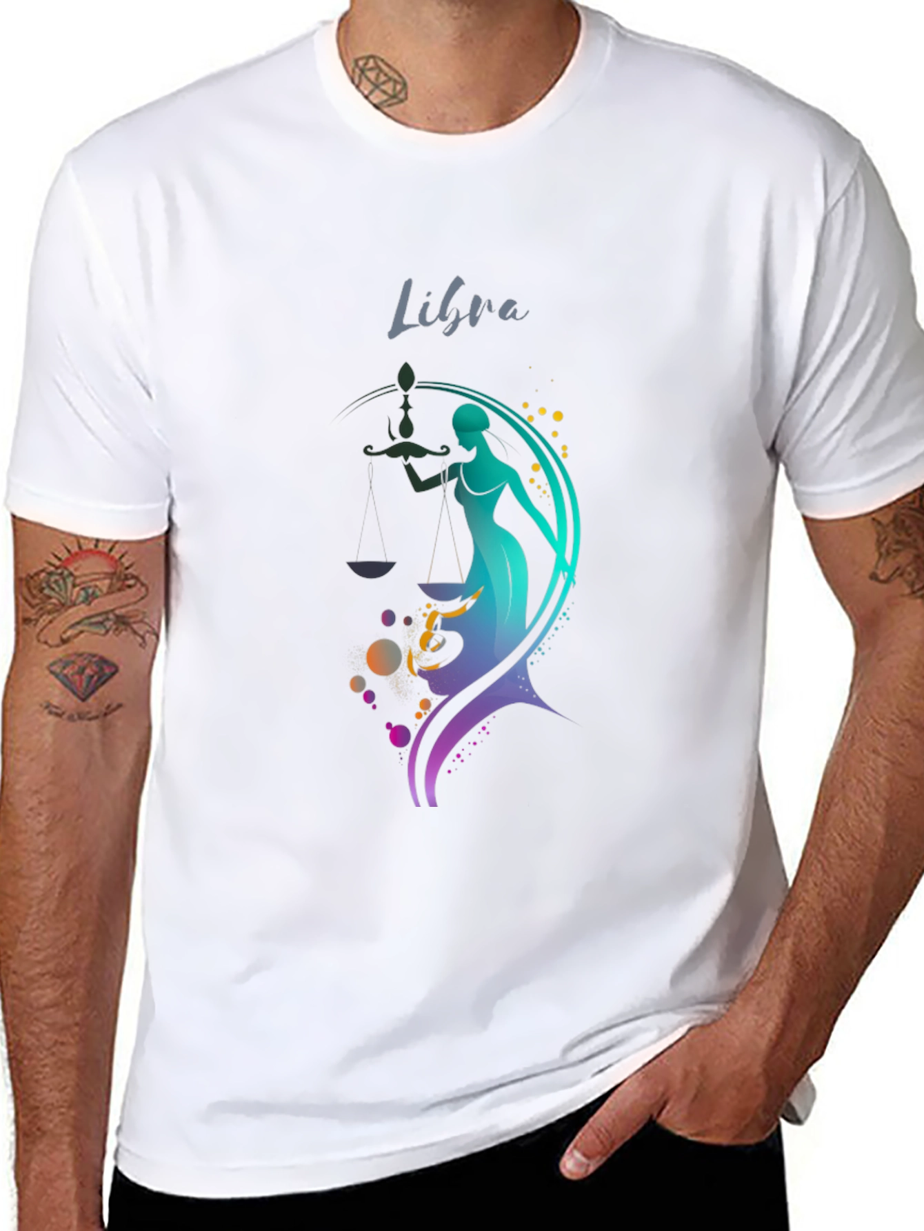Libra Zodiac Graphic Tee - Stylish Astrology Shirt
