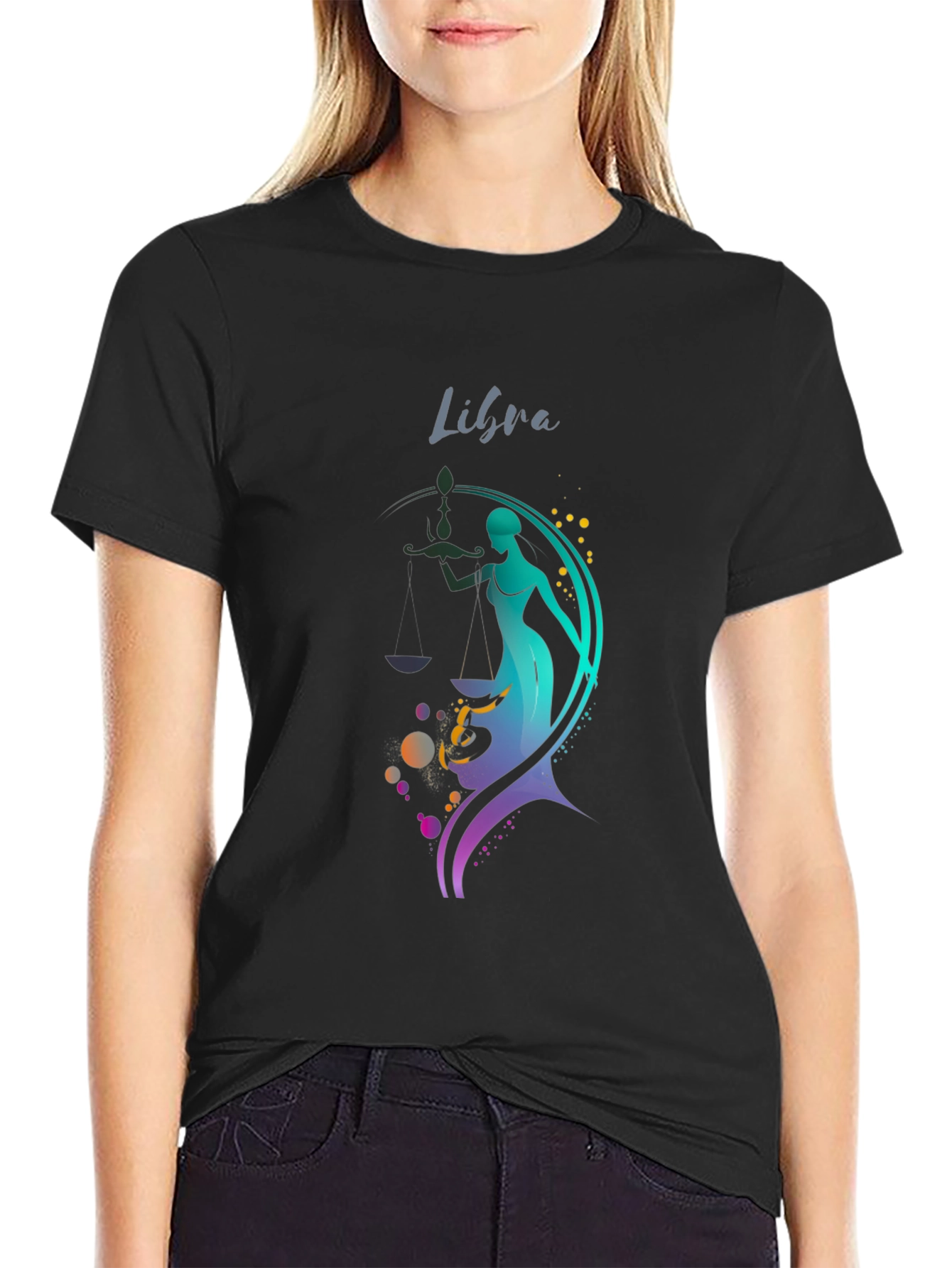 Libra Zodiac Graphic Tee - Stylish Astrology Shirt