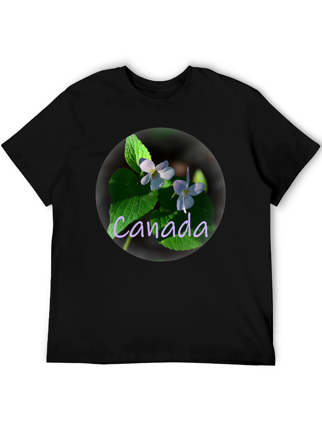 Canada Violet Flower T-Shirt