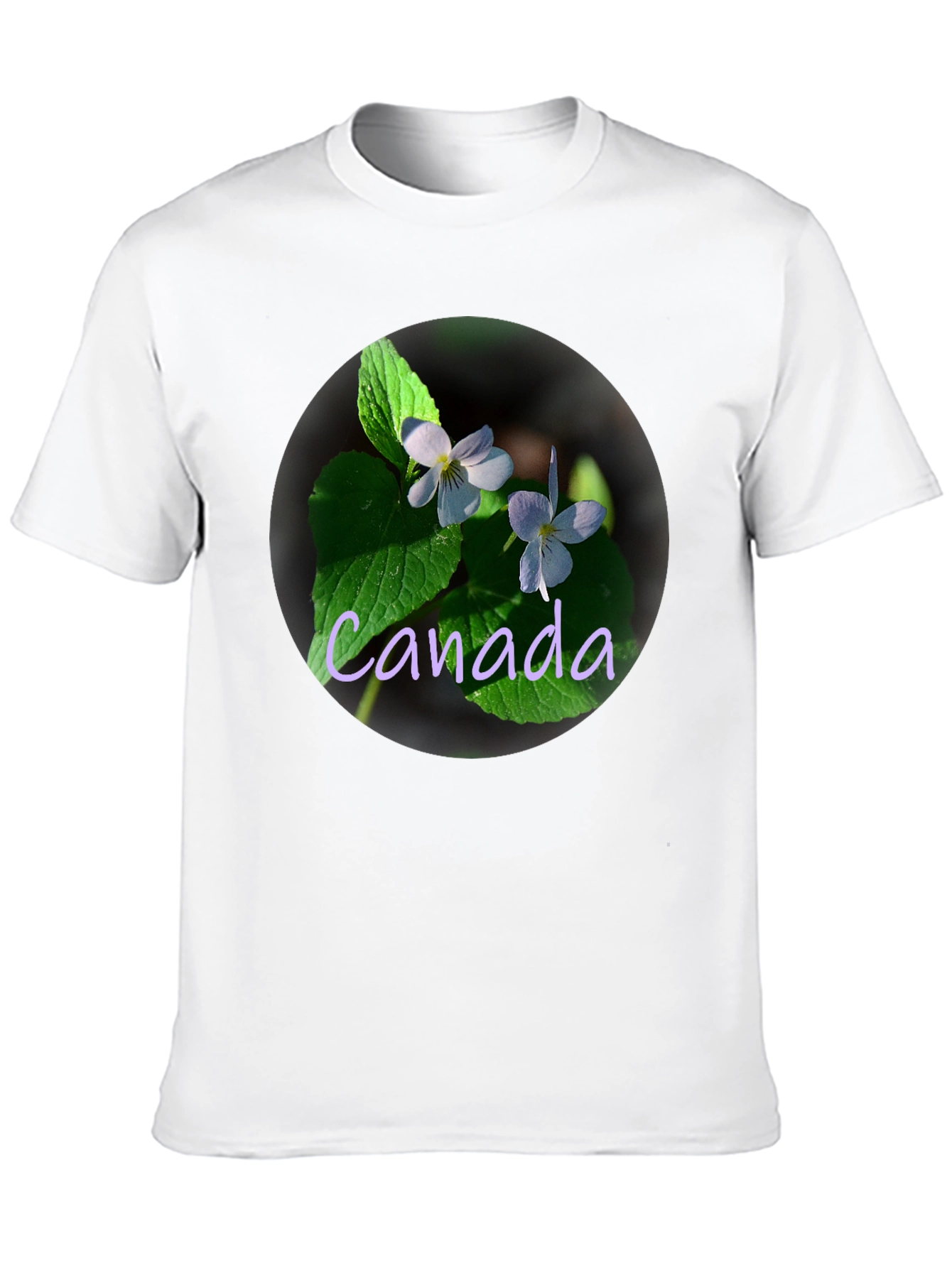 Canada Violet Flower T-Shirt