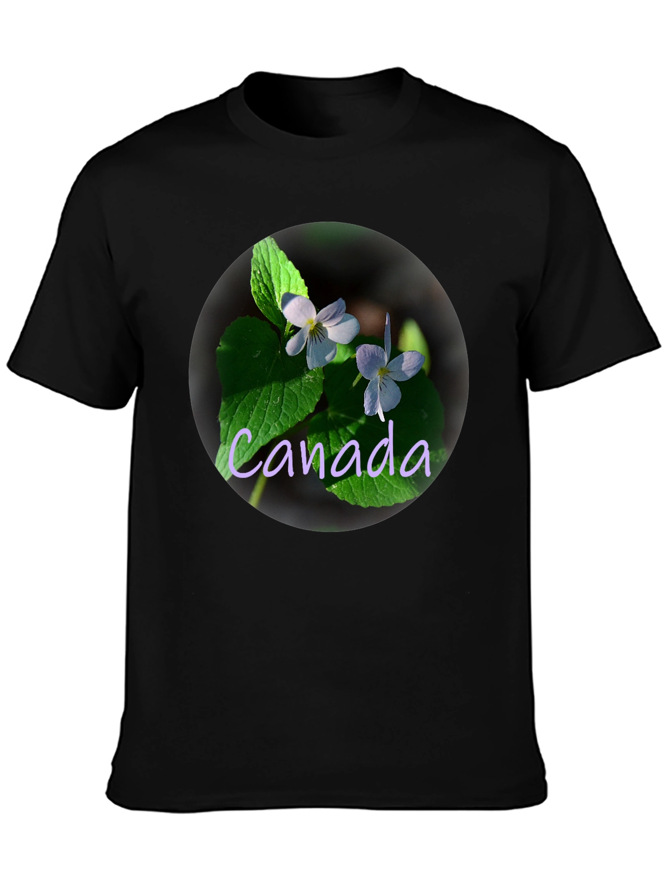 Canada Violet Flower T-Shirt