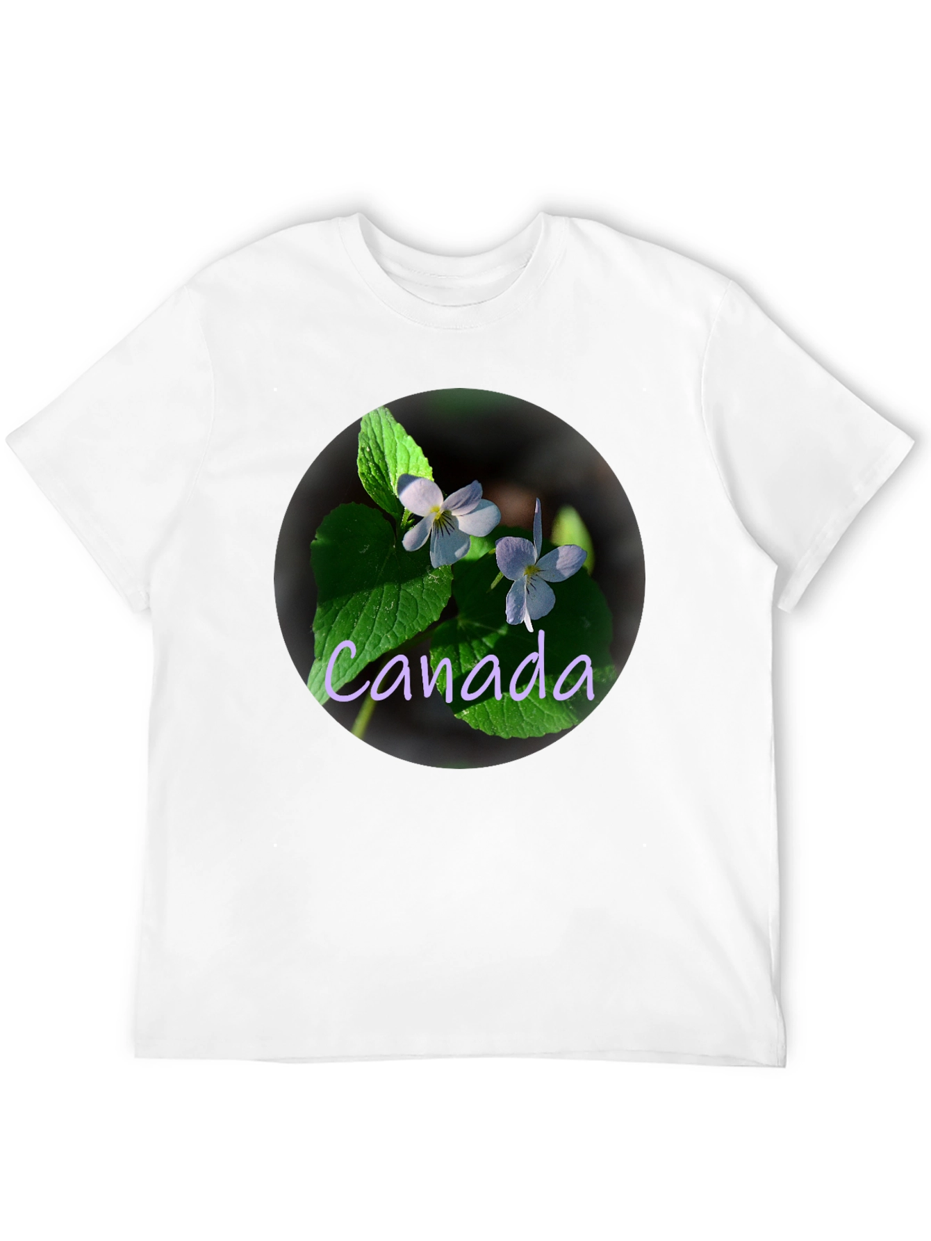Canada Violet Flower T-Shirt