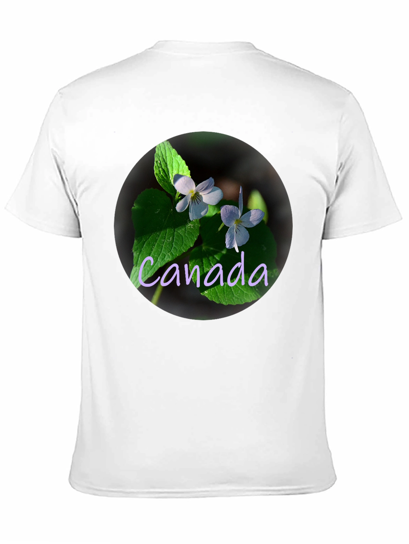 Canada Violet Flower T-Shirt