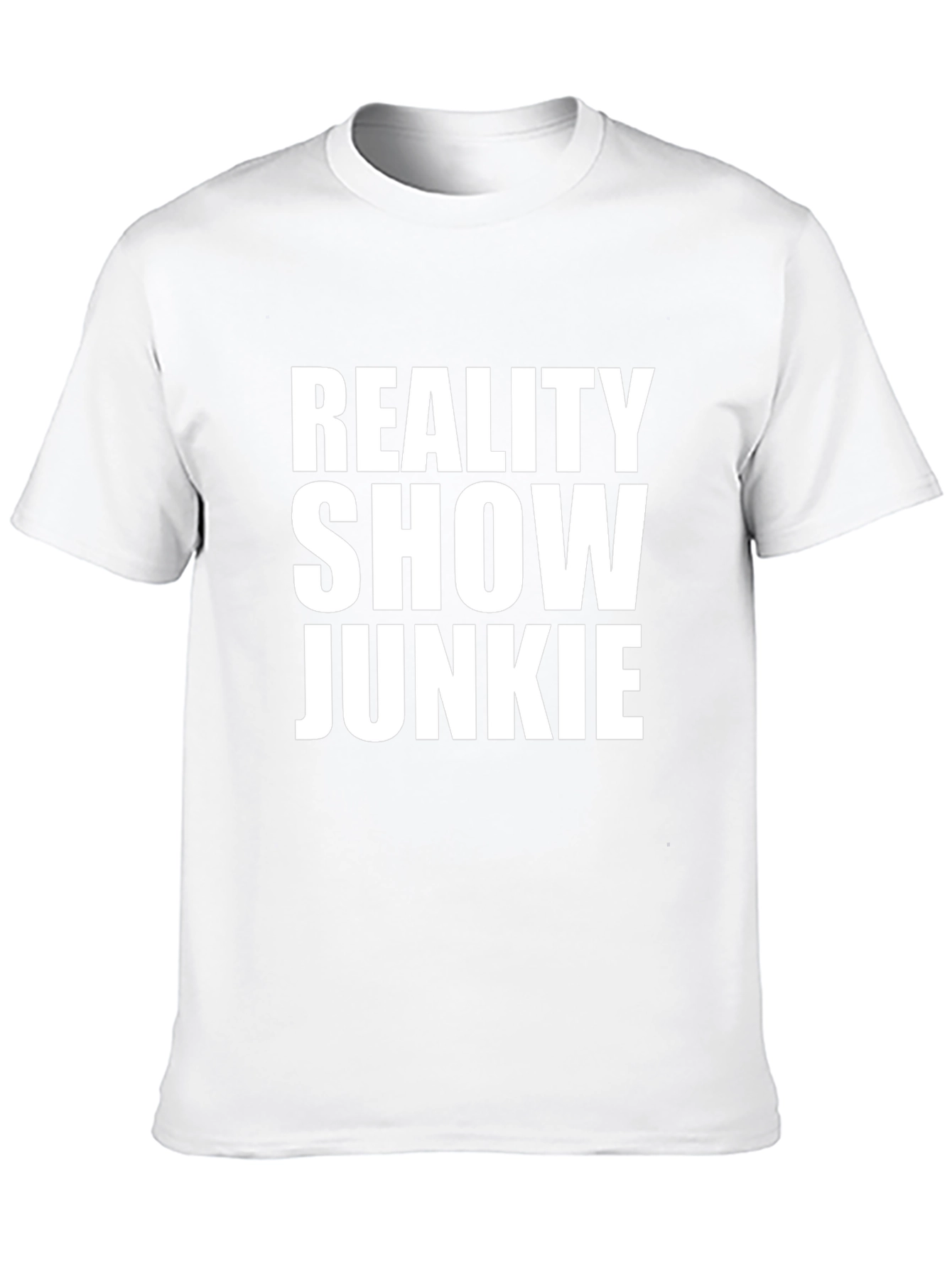 Reality Show Junkie Black T-Shirt