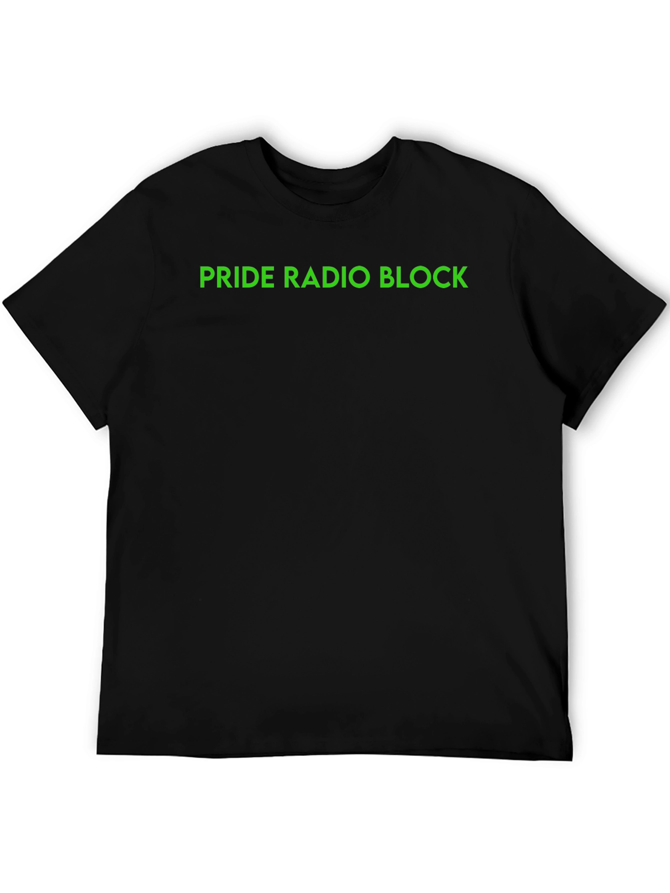 Pride Radio Block Graphic Tee - Black