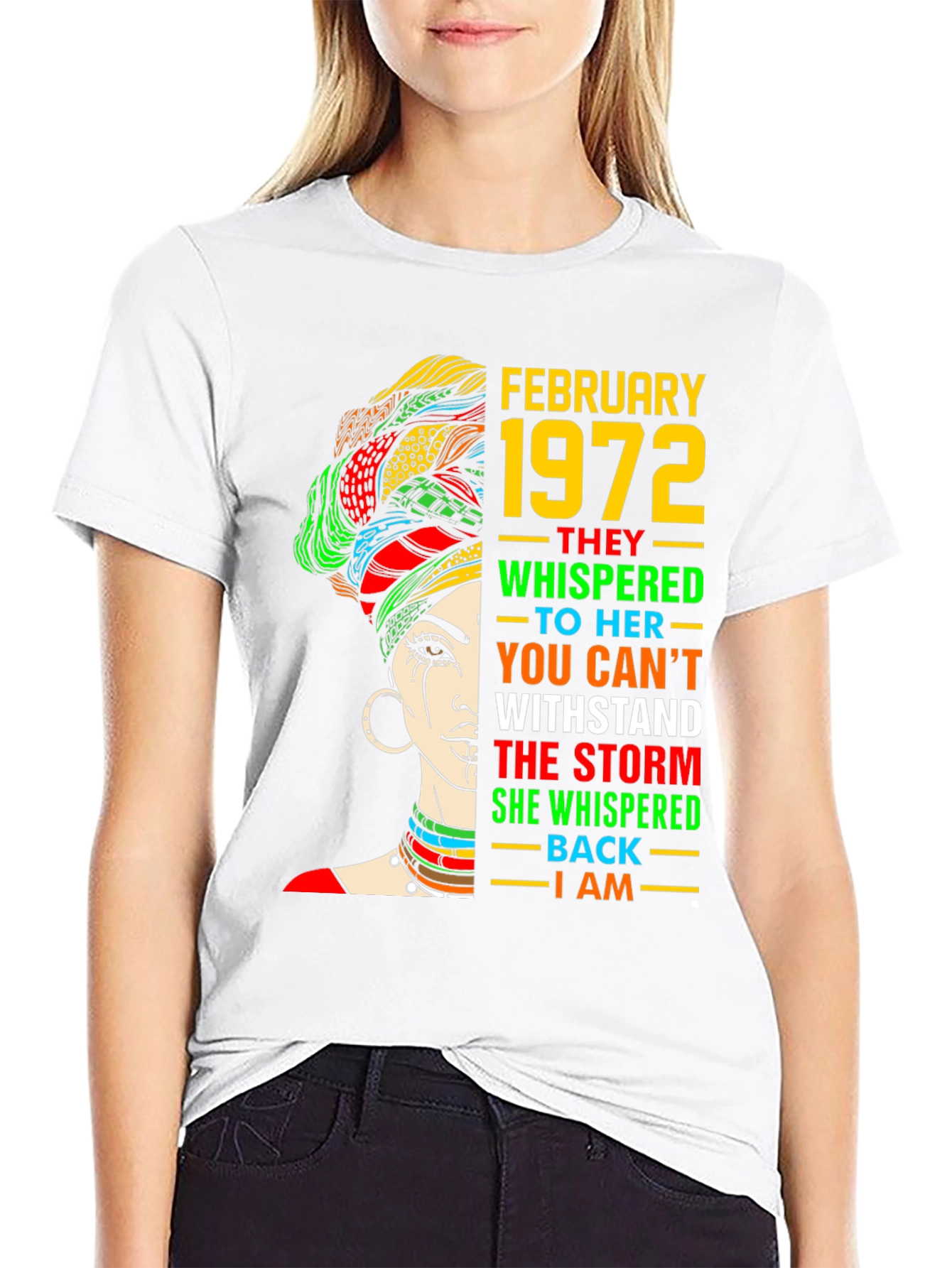 February 1972 Black Woman T-Shirt