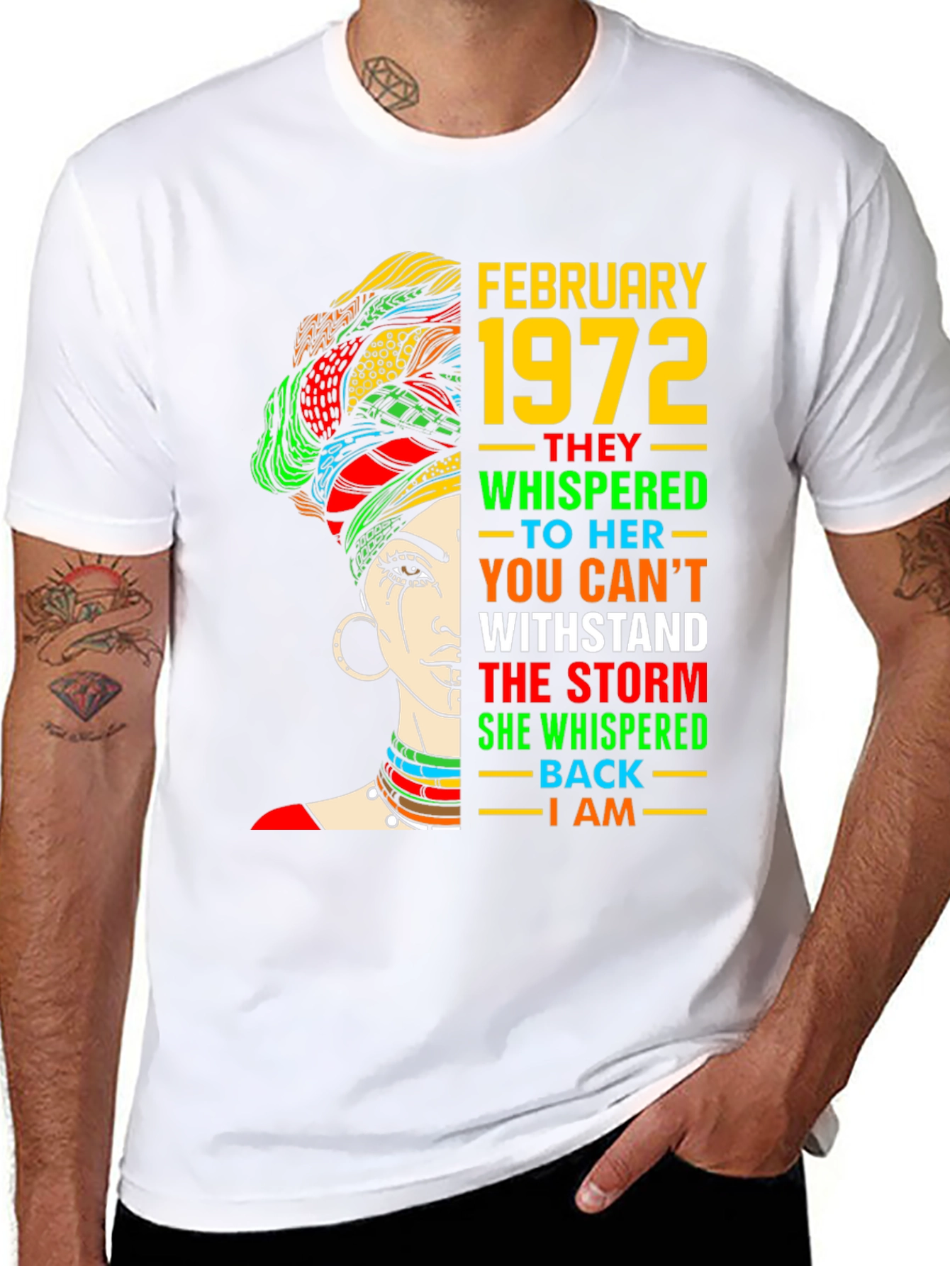 February 1972 Black Woman T-Shirt