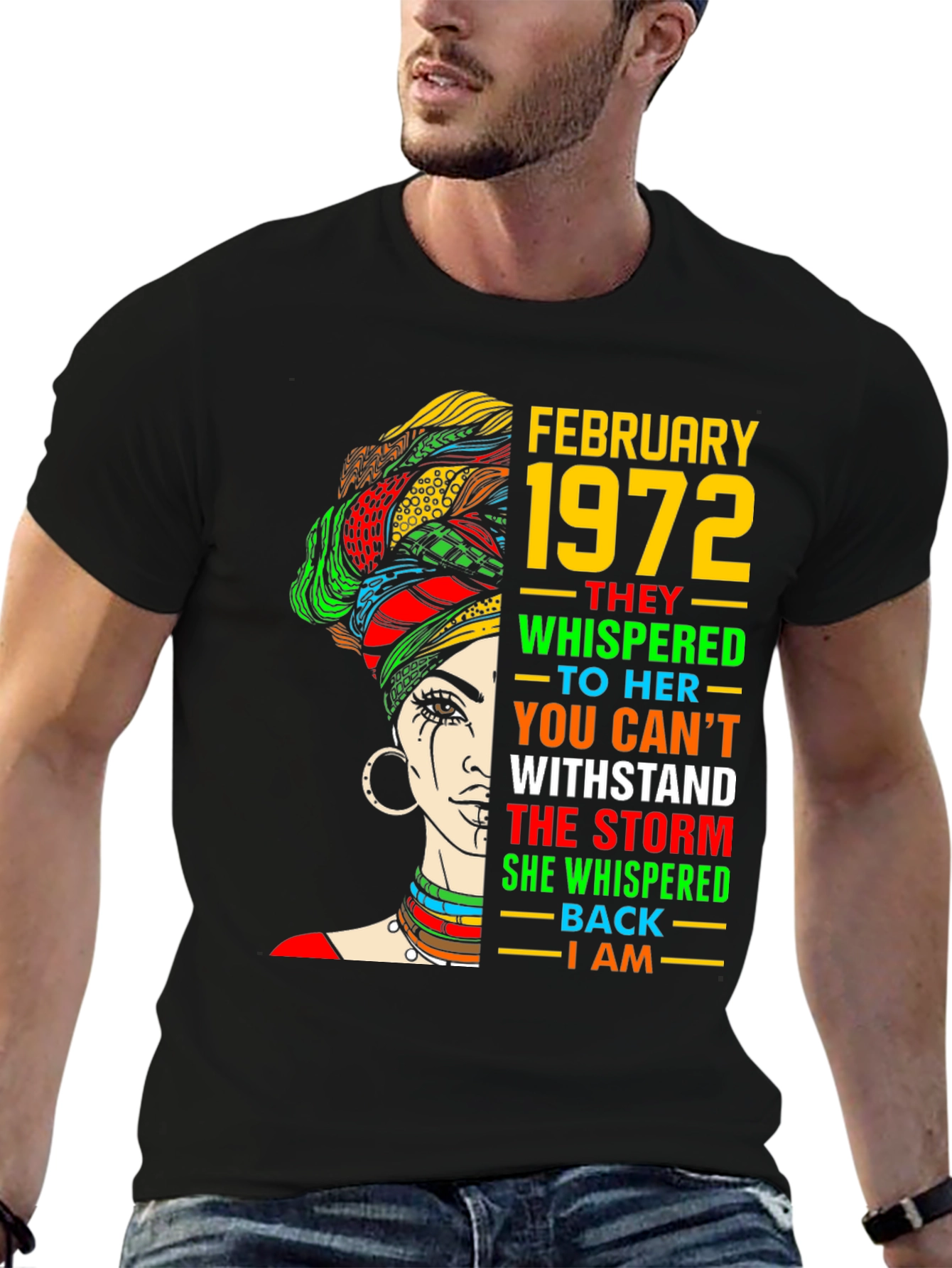 February 1972 Black Woman T-Shirt