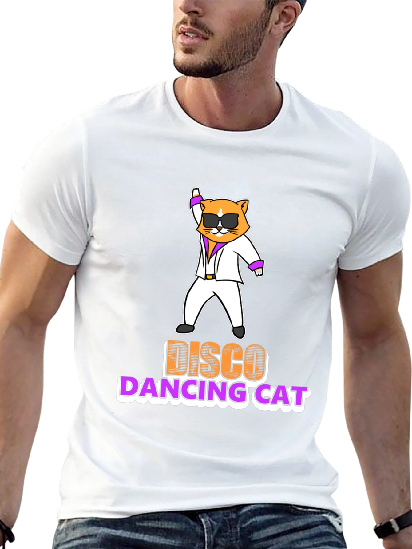 Disco Dancing Cat T-Shirt