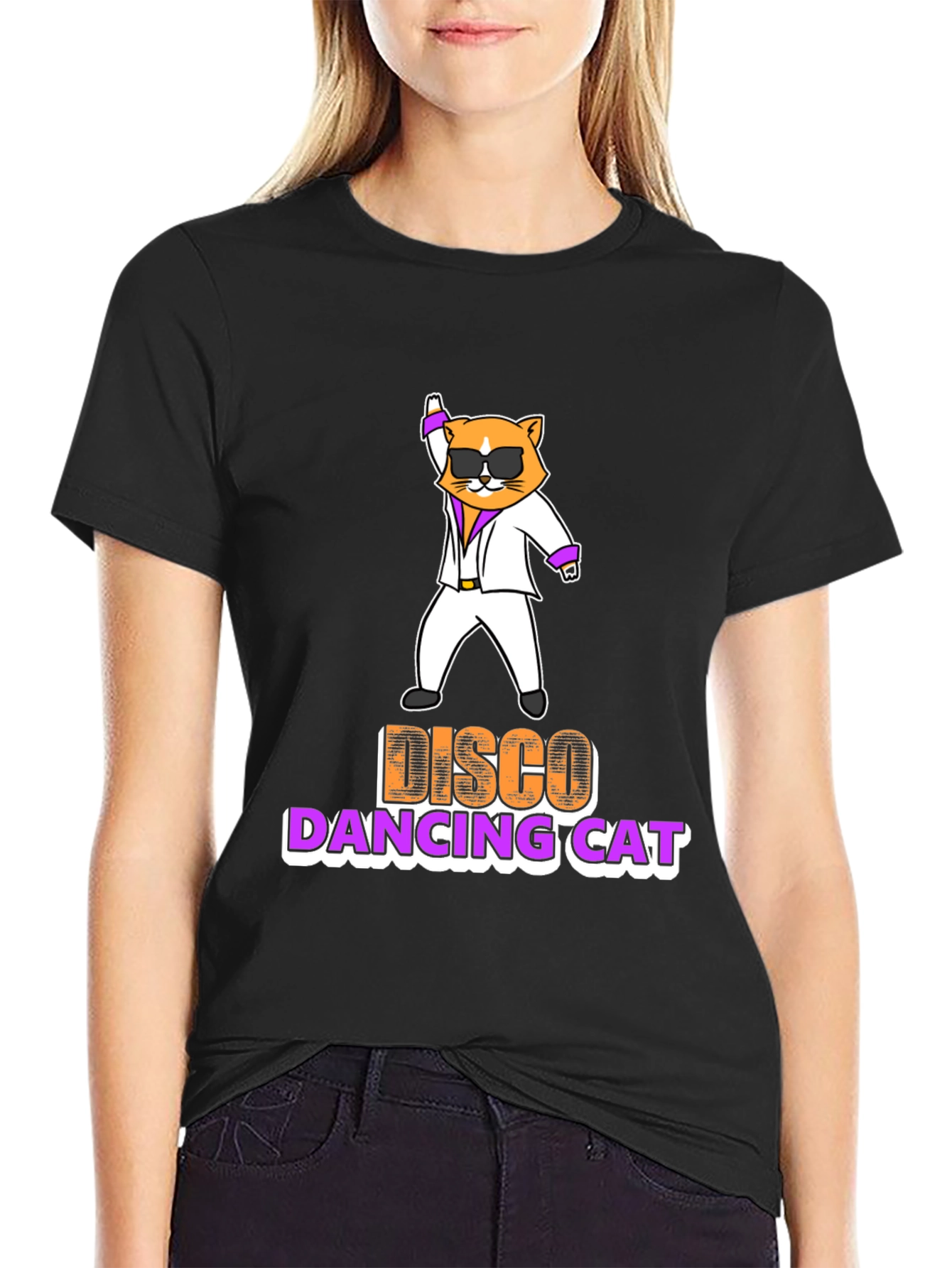 Disco Dancing Cat T-Shirt