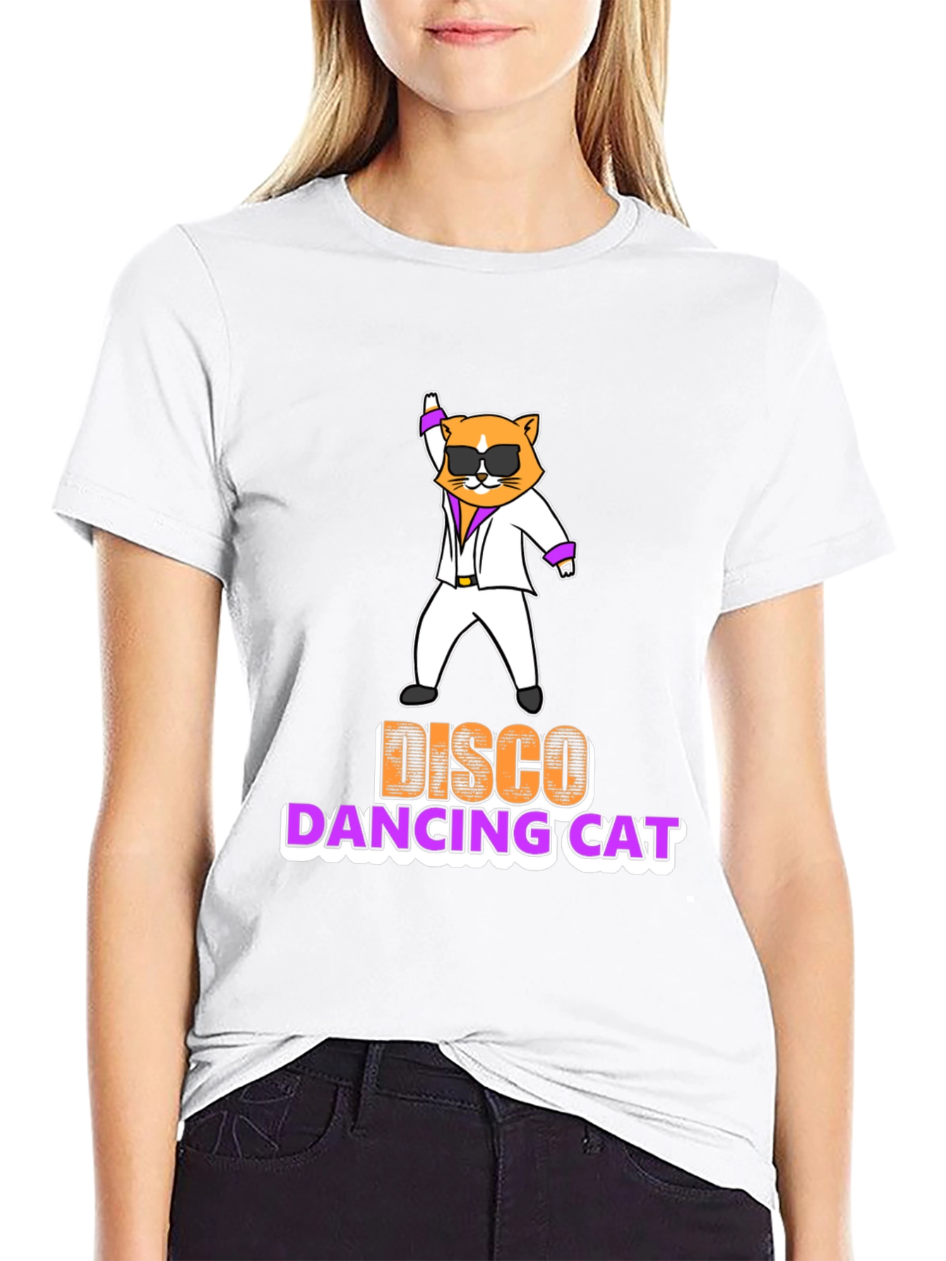 Disco Dancing Cat T-Shirt