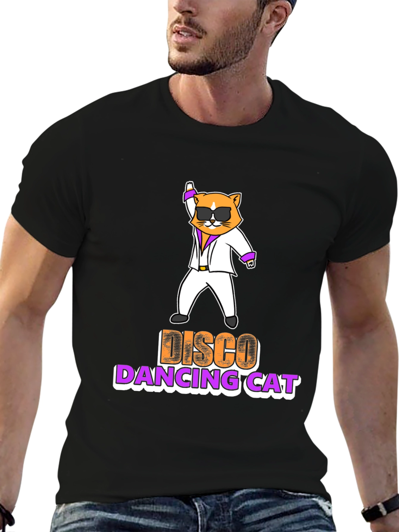 Disco Dancing Cat T-Shirt