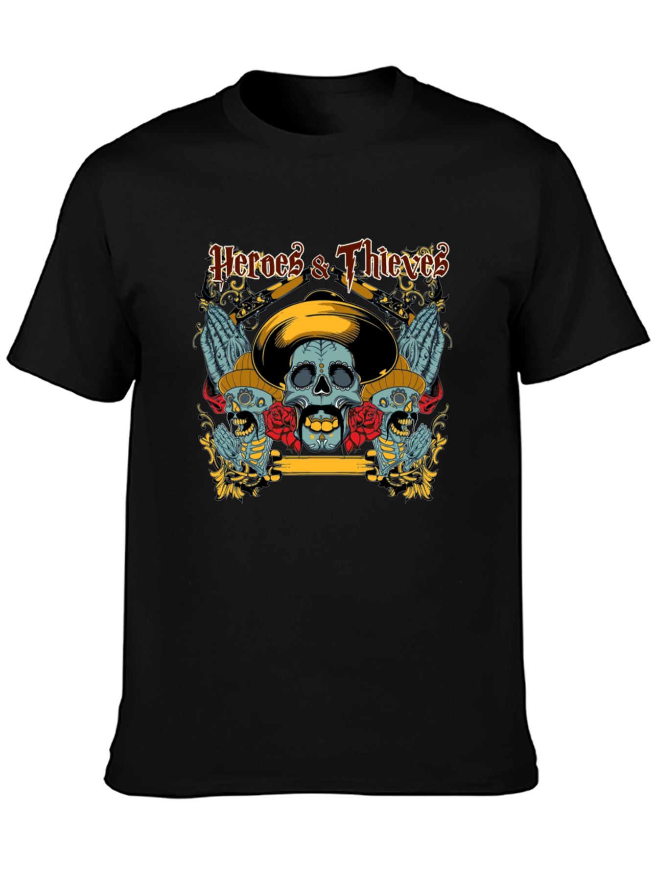 Heroes & Thieves Skull T-Shirt