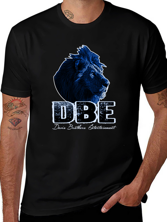 DBE Lion Graphic Black T-Shirt