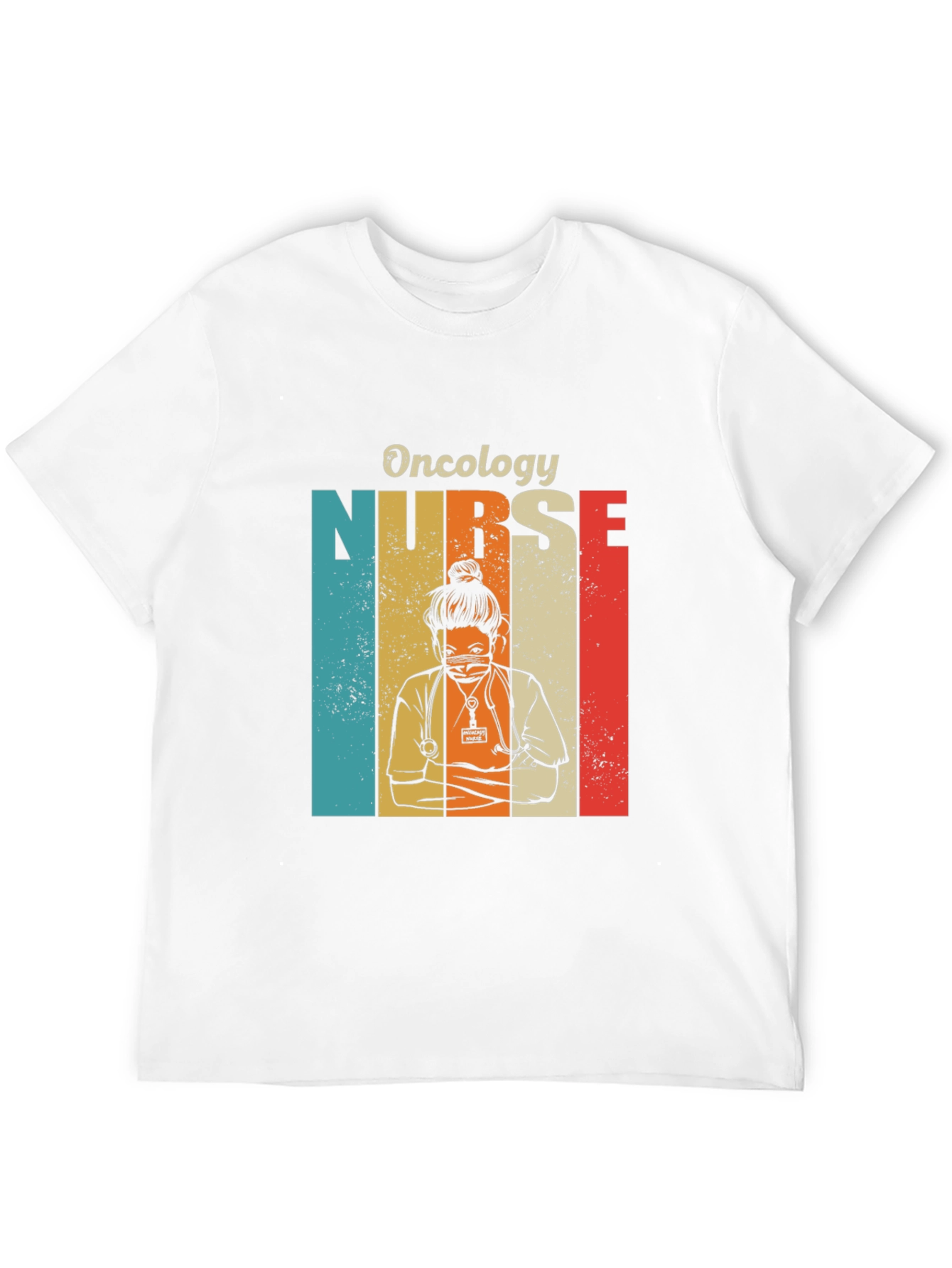 Oncology Nurse Retro T-Shirt