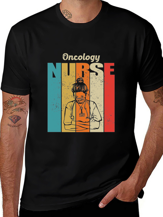 Oncology Nurse Retro T-Shirt