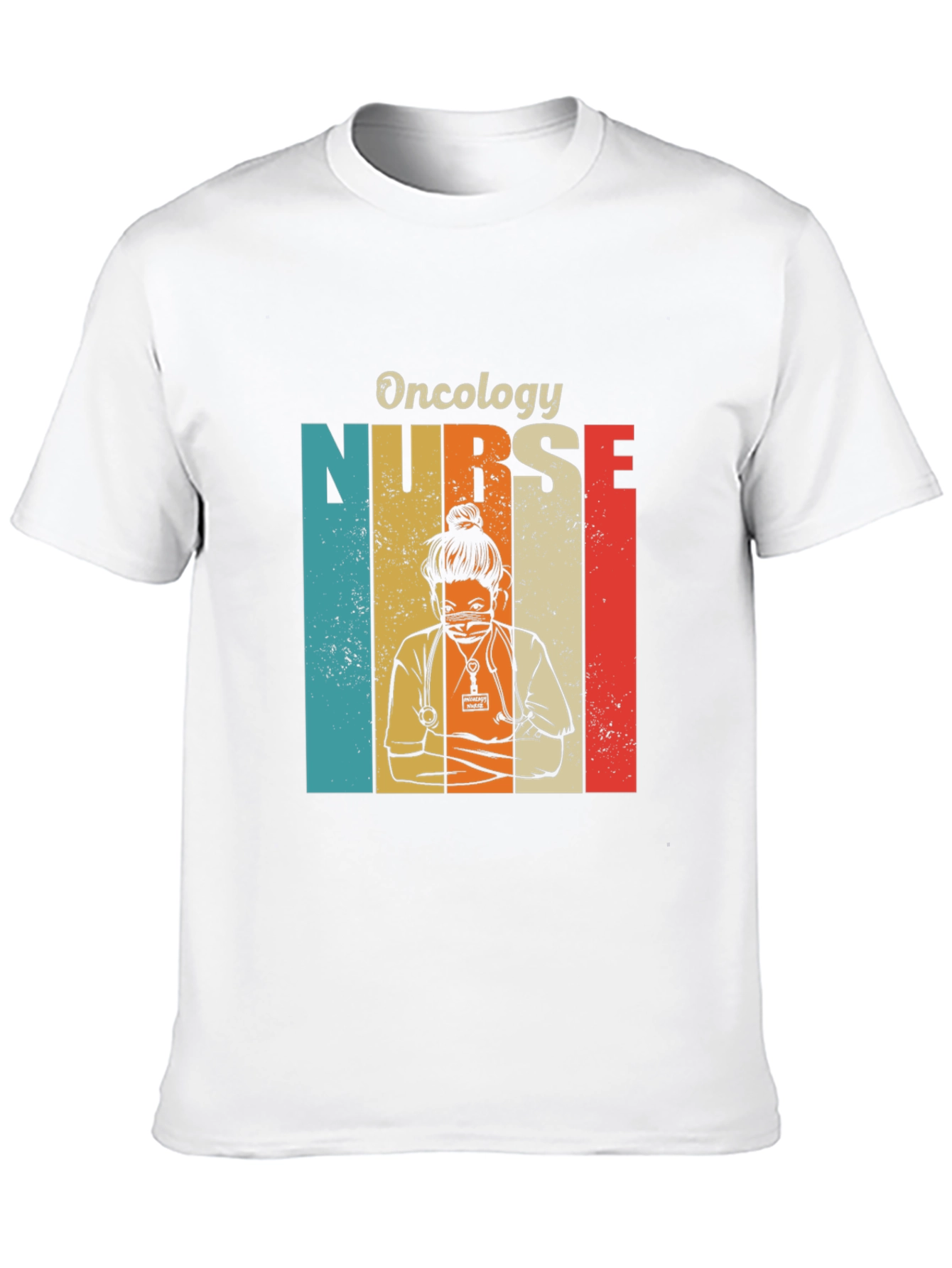 Oncology Nurse Retro T-Shirt