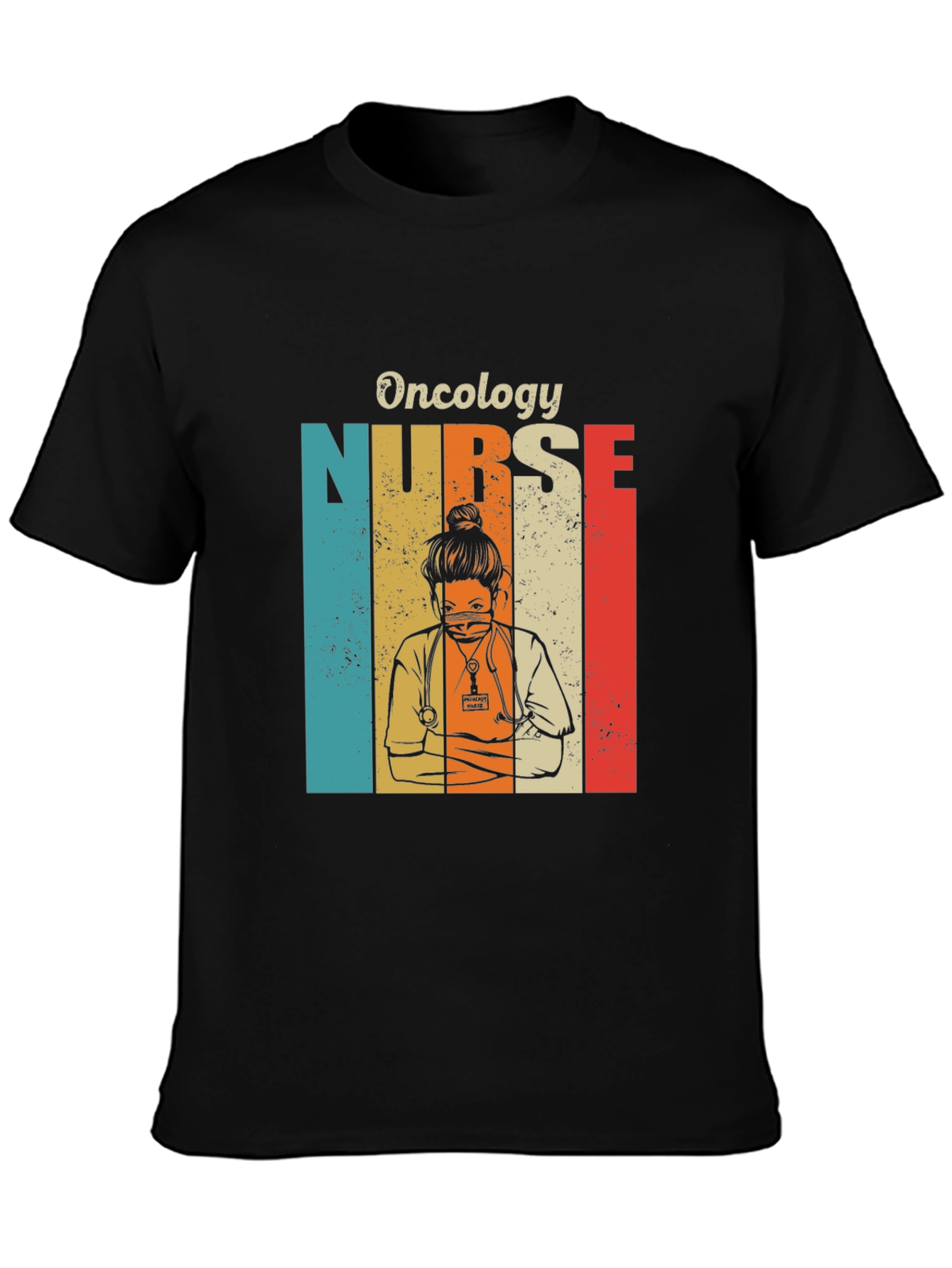 Oncology Nurse Retro T-Shirt