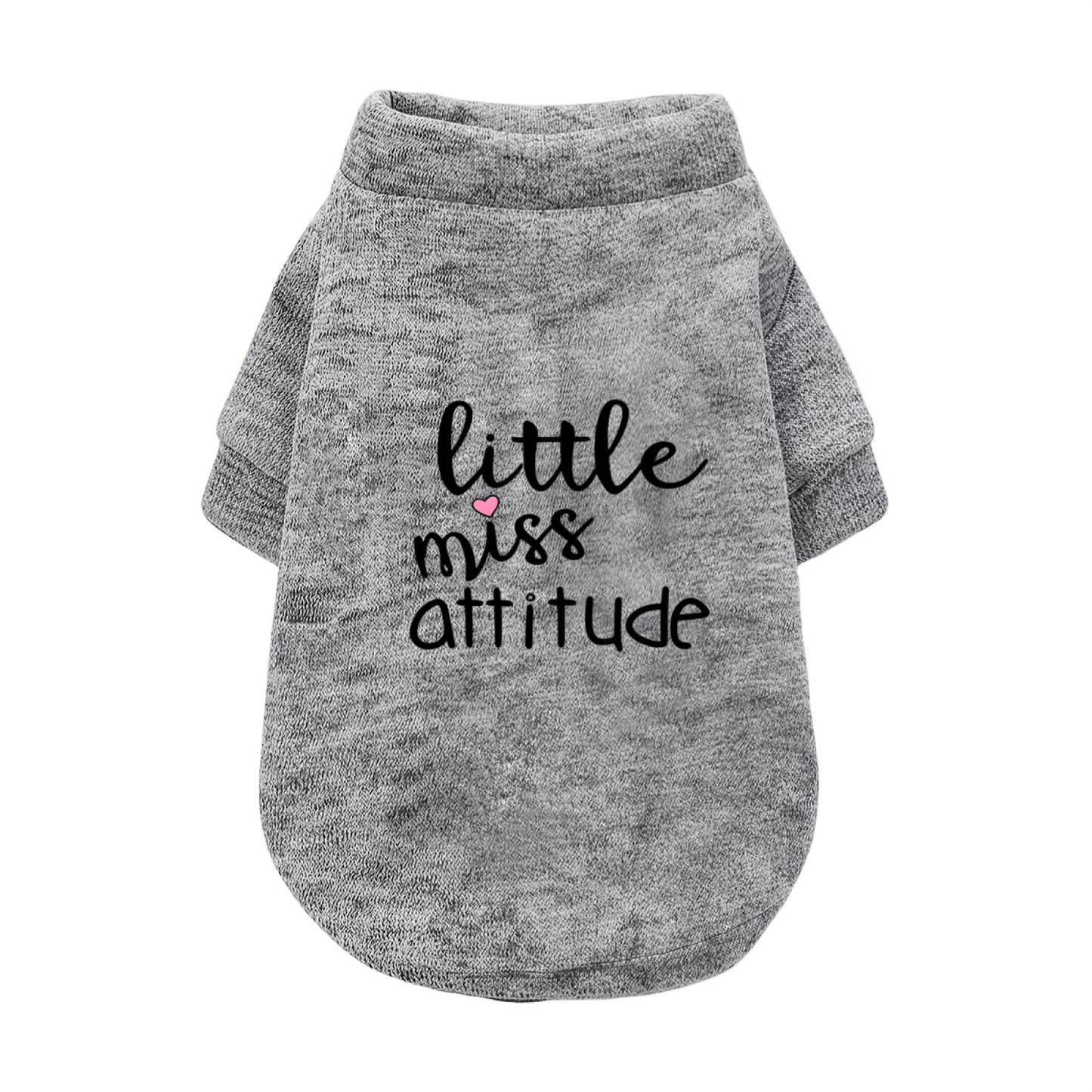 Little Miss Attitude Sassy Girly Pet Cozy Sweater