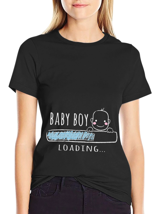 Baby Boy Loading T-Shirt - Expecting Dad Tee