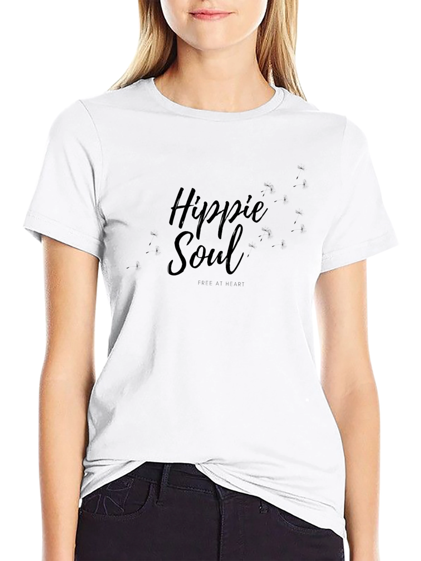 Hippie Soul Black Graphic Tee