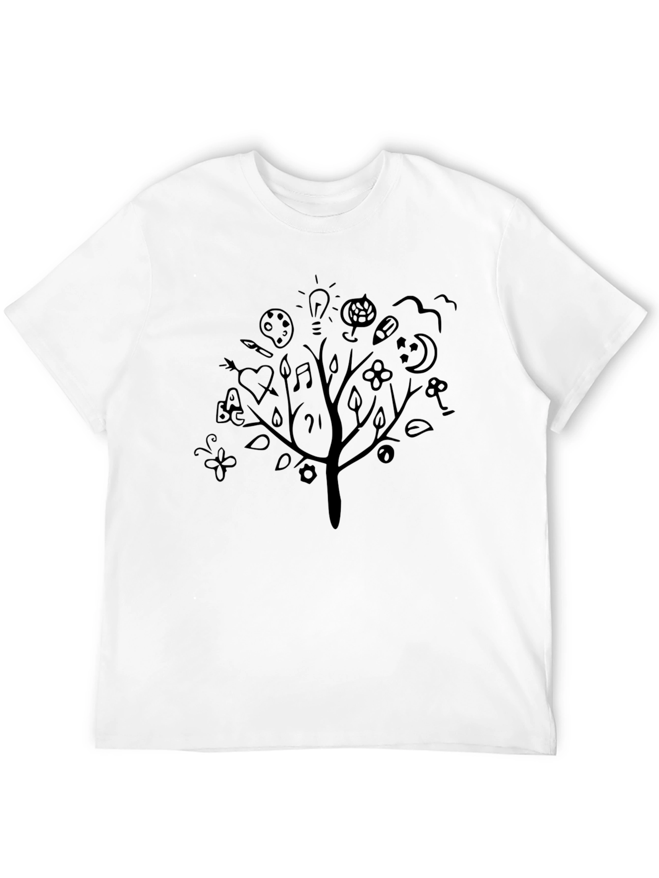 Tree of Knowledge Black Graphic Tee