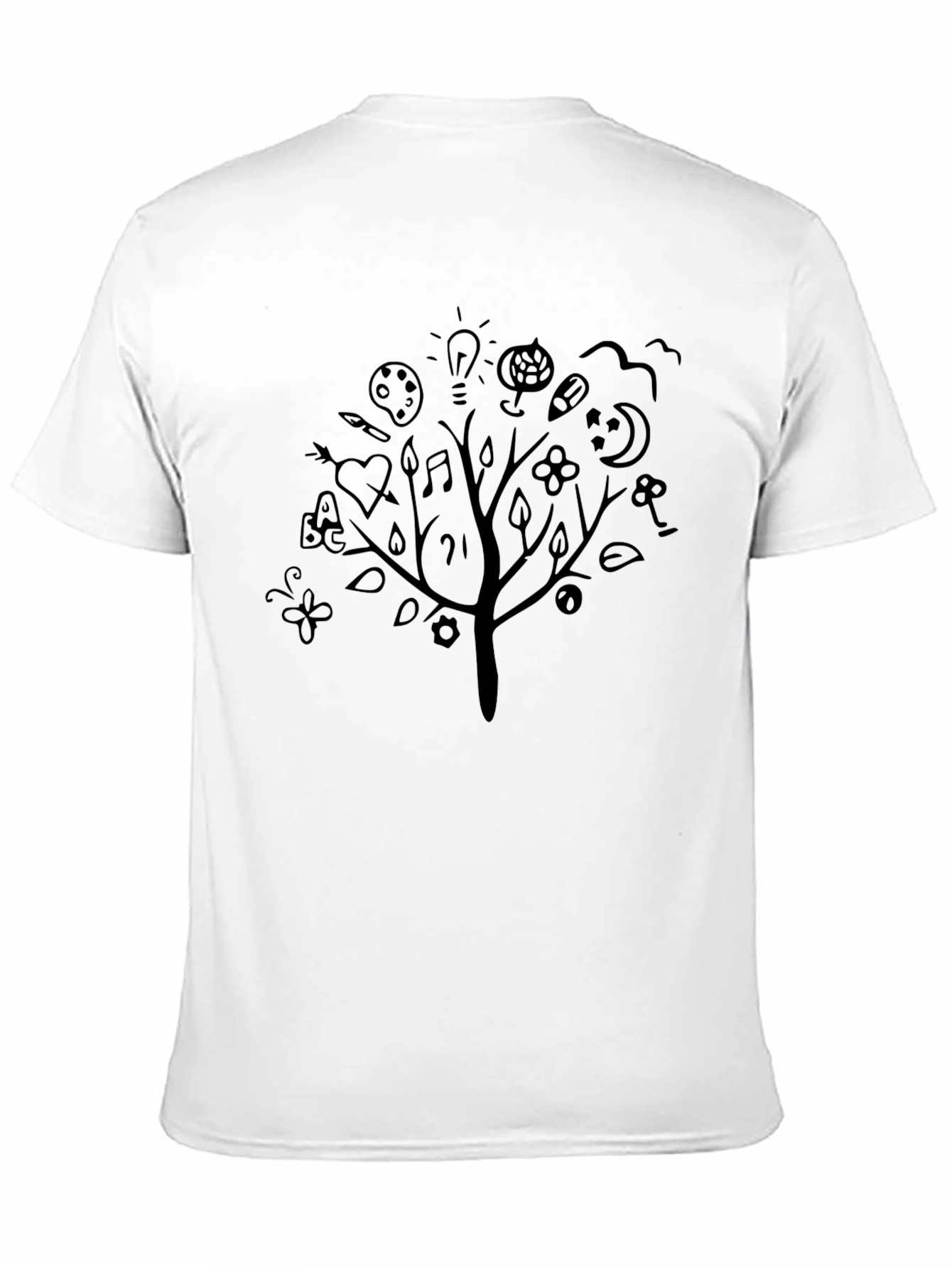 Tree of Knowledge Black Graphic Tee