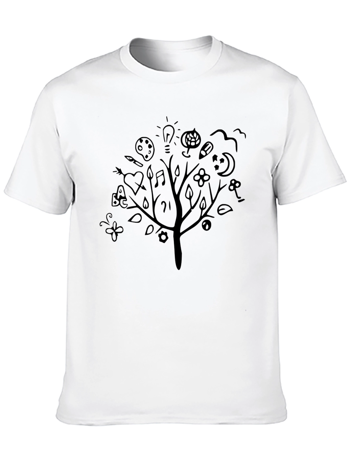 Tree of Knowledge Black Graphic Tee