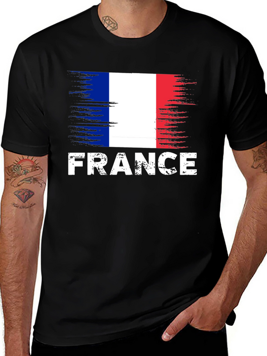 France Flag Graphic T-Shirt - Patriotic Tee