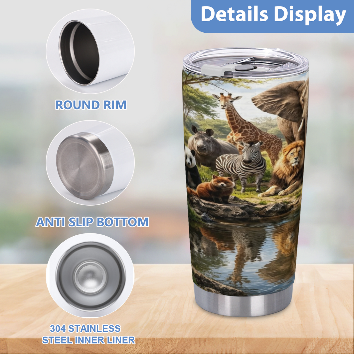Classic Venice Canal Italian Water Town Landscape 20oz Scenic Tumbler