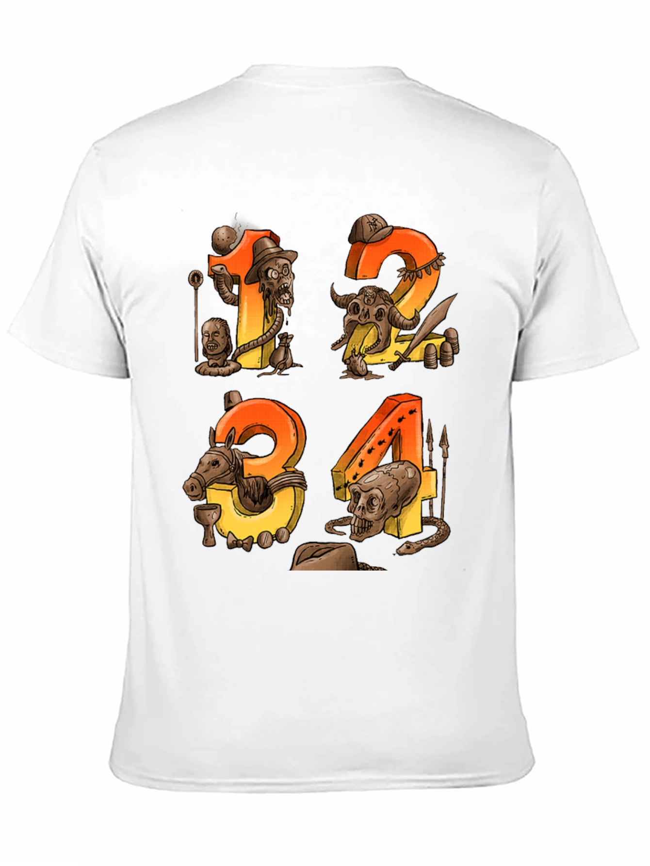 Steampunk Numbers Graphic Tee