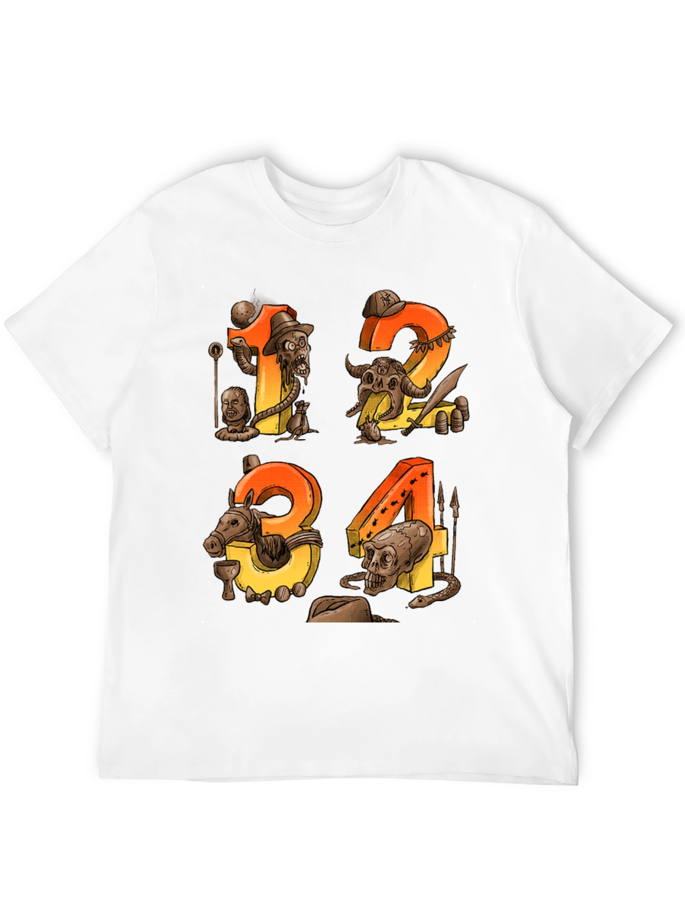 Steampunk Numbers Graphic Tee
