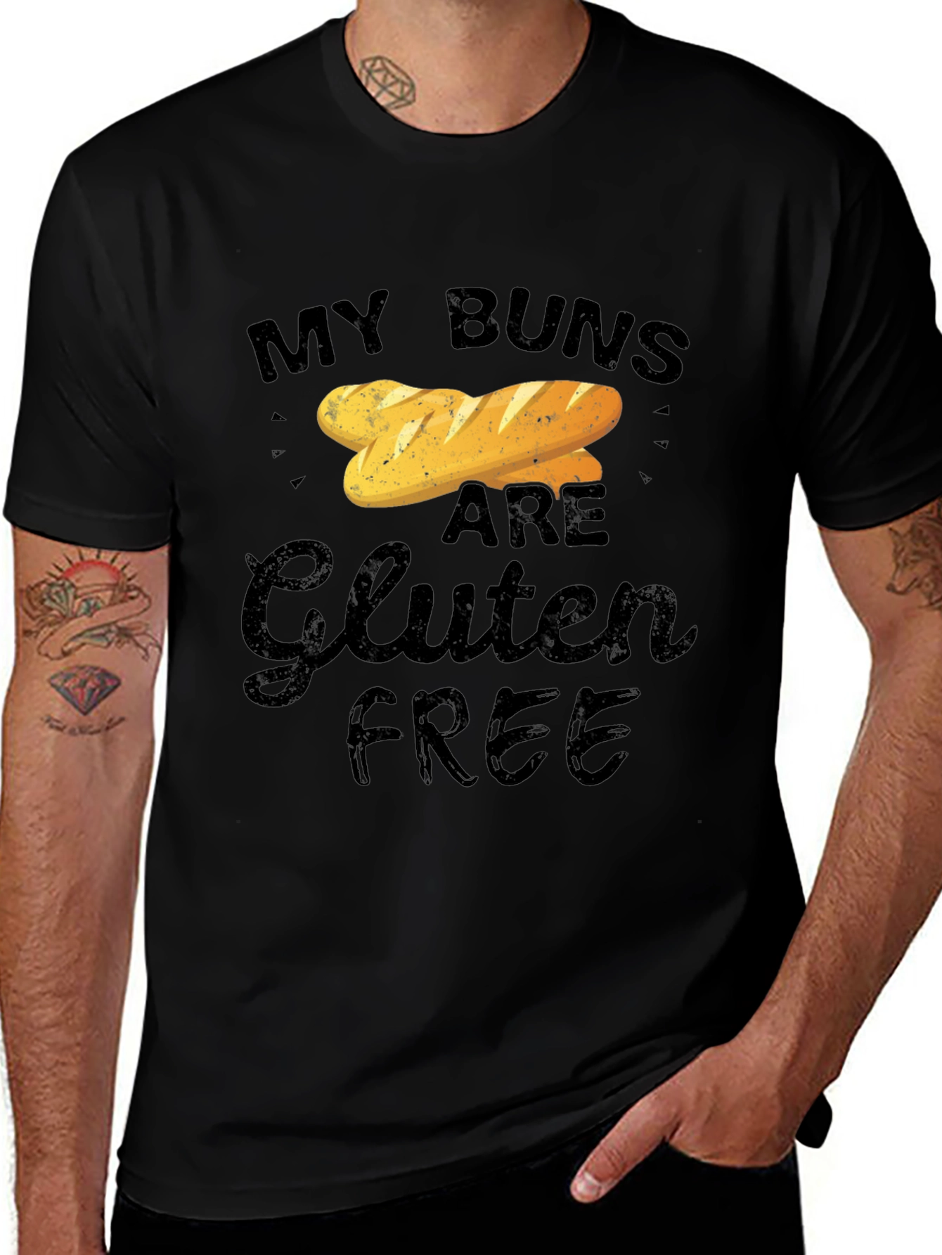 My Buns Are Gluten Free Funny T-Shirt