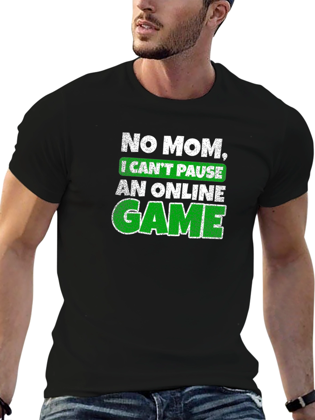 Gamer T-Shirt - No Mom I Cant Pause!
