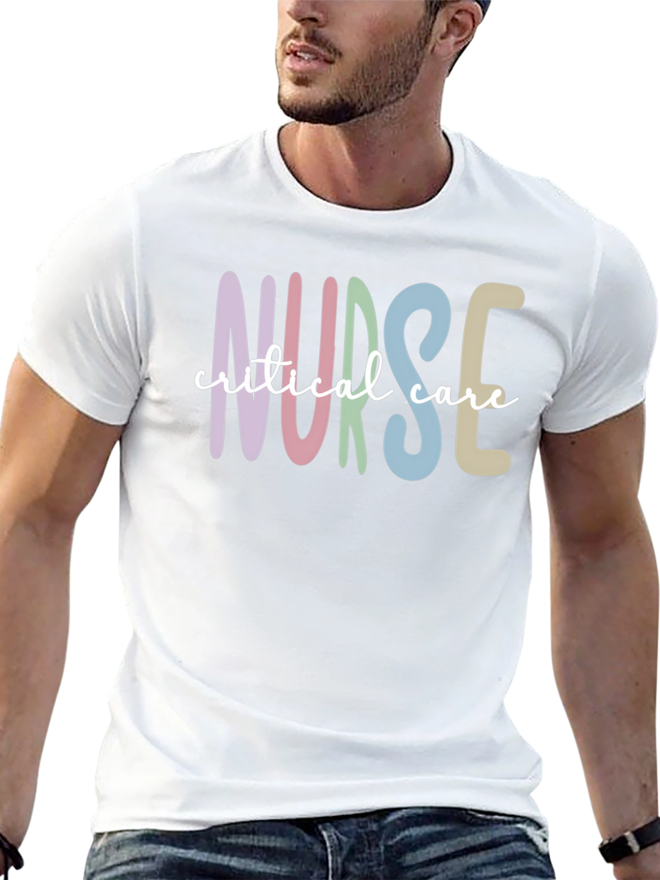 Critical Care Nurse T-Shirt Black Unisex Tee