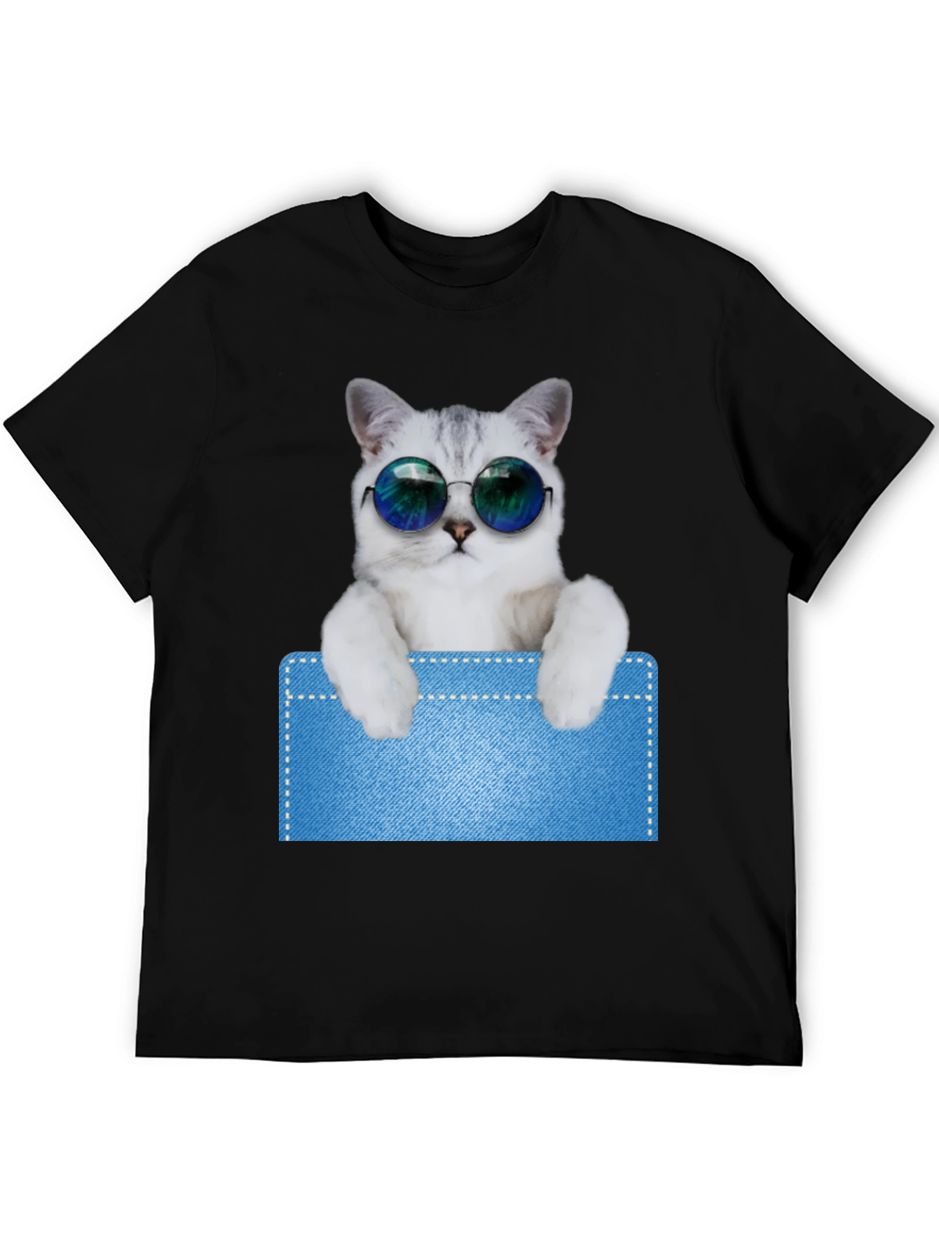 Cool Cat Pocket T-Shirt