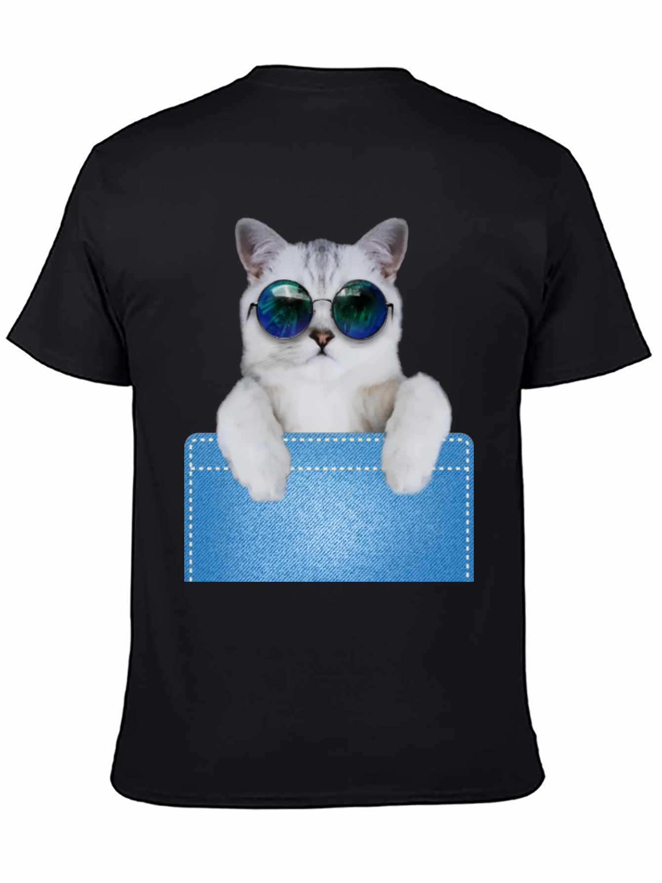 Cool Cat Pocket T-Shirt