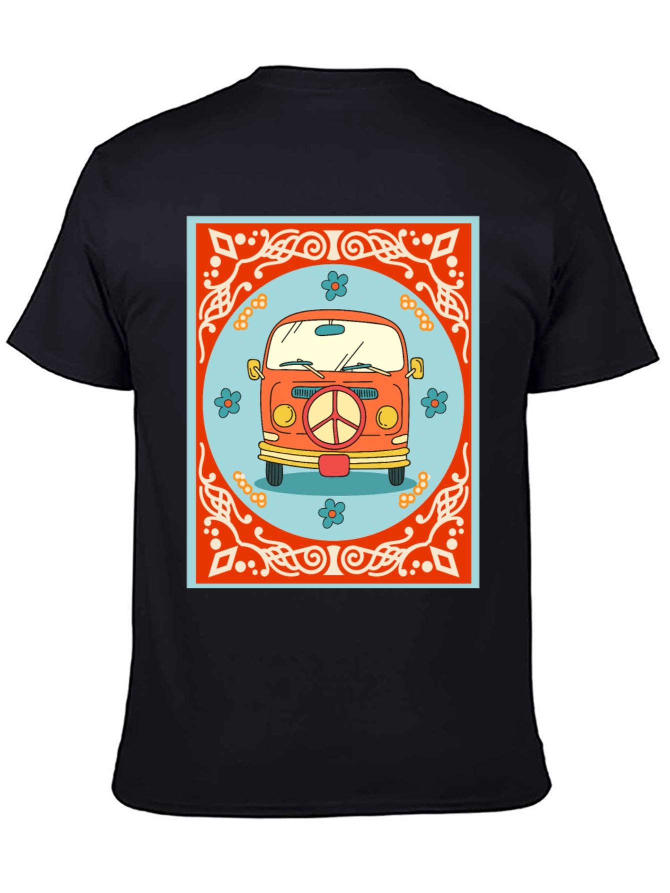 Retro Hippie Van Graphic T-Shirt
