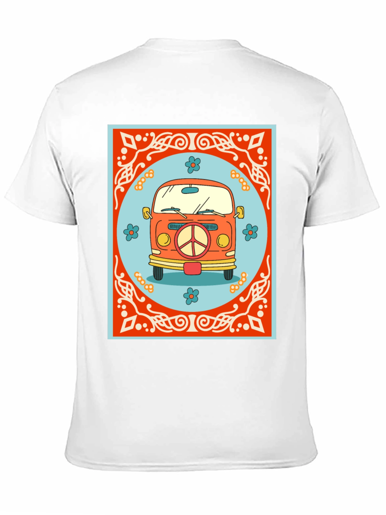 Retro Hippie Van Graphic T-Shirt