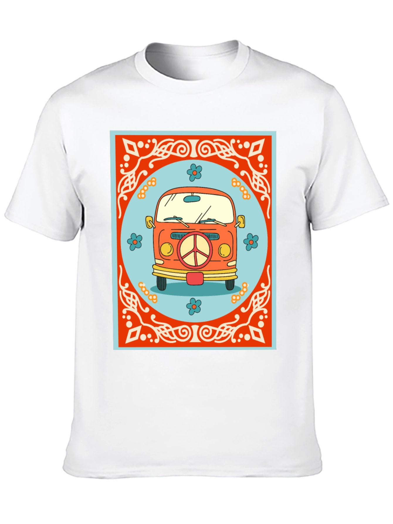 Retro Hippie Van Graphic T-Shirt