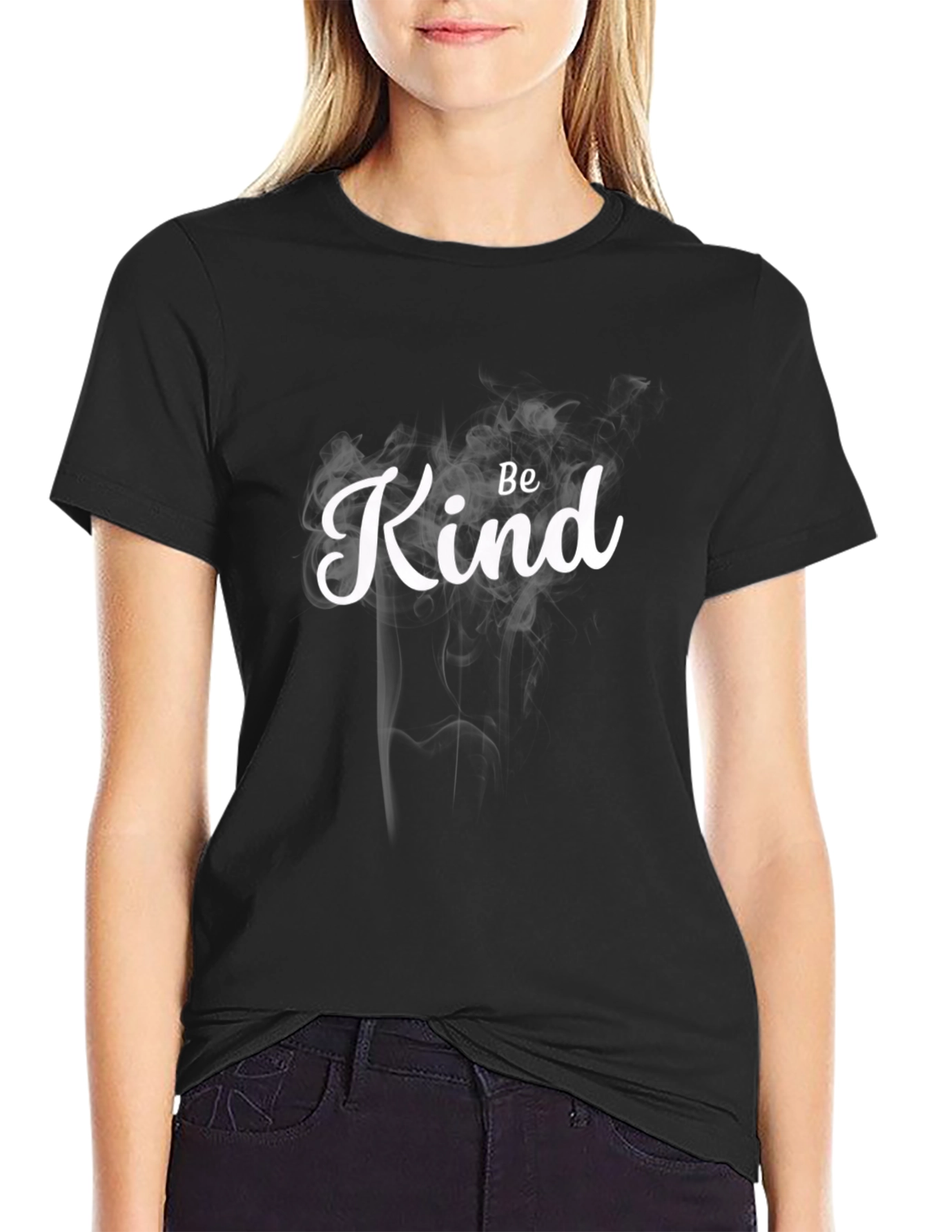 Be Kind Black Graphic T-Shirt